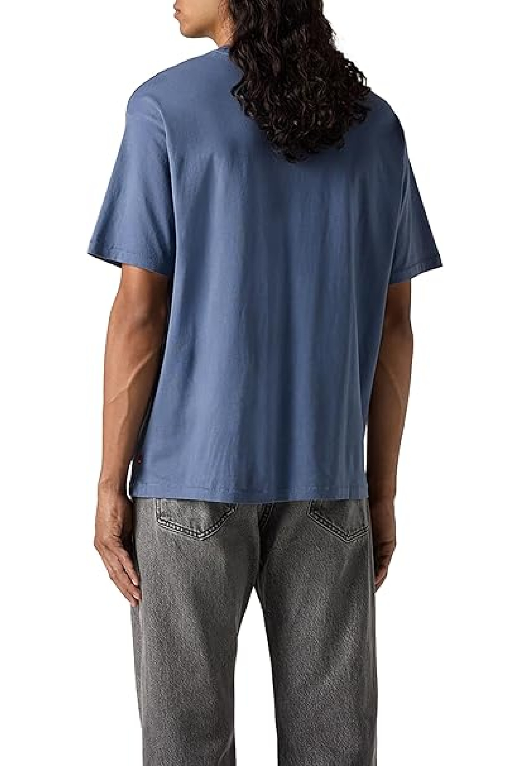 Образ с футболкой Levi's Classic Graphic Vintage Indigo - Blue и джинсами для активного стиля 2026