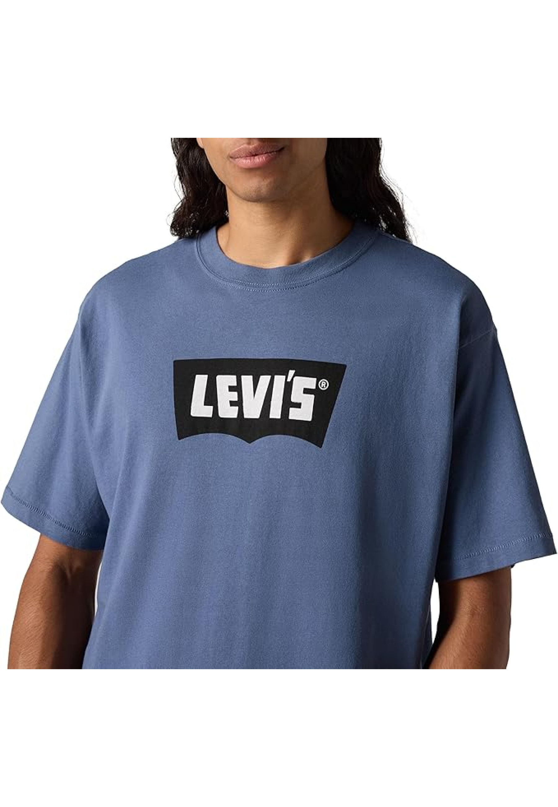 Образ с футболкой Levi's Classic Graphic Vintage Indigo - Blue и джинсами для активного стиля 2026