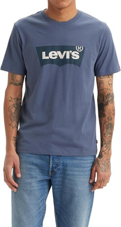 Футболка Levi's Graphic Crewneck Tee Ssnl Core Vintage Indigo Blue