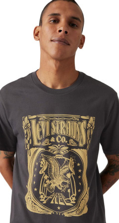 Футболка Levi's Classic Graphic T-shirt Brin Music Inspired Phantom Black