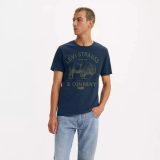 Образ з футболкою Levi's Classic Graphic T-shirt Buffalo Dress Blues та джинсами для активного стилю 2026