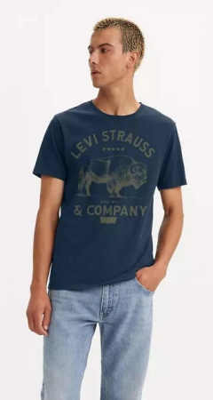 Футболка Levi's Classic Graphic T-shirt Buffalo Dress Blues