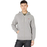 Чоловіча толстовка Levi's Core Zip Up Hoodie Chisel Grey Heather Style #34259-0000 з капюшоном у повсякденному образі