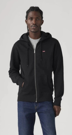 Толстовка Levi's Zip-up Hoodie Mineral Black