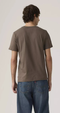 Levi's Standard Fit Classic Graphic T-Shirt Bandana Egret Brown