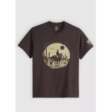 Levi's Relaxed Fit Short-sleeve Graphic T-shirt Black Style #161432181 у повсякденному образі з джинсами