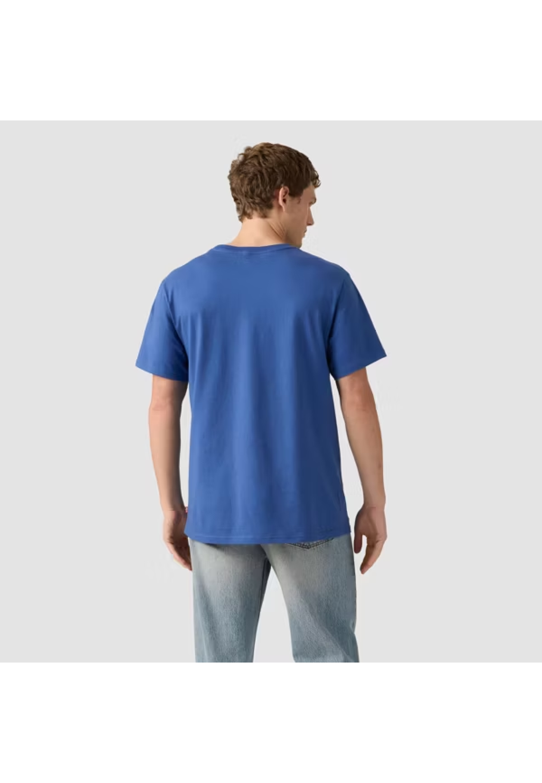 Чоловіча футболка Levi's Relaxed Fit Graphic Cowboy Sunshine Blue у casual літньому образі