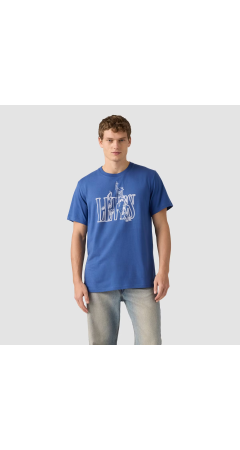 Футболка Levi's Relaxed Fit Short-sleeve Graphic T-shirt Cowboy Sunshine Blue