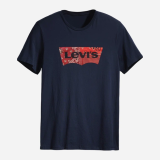 Чоловіча футболка Levi's Logo Classic T-shirt Dress Blues у повсякденному образі