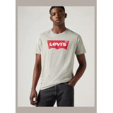 Чоловіча футболка Levi's Logo Classic T-shirt Grey у повсякденному образі з джинсами