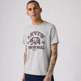 Чоловіча футболка Levi's Classic Graphic T-shirt Heather Grey у повсякденному образі