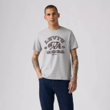Чоловіча футболка Levi's Classic Graphic T-shirt Heather Grey у повсякденному образі