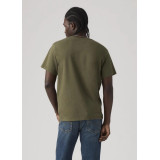 Levi's Relaxed Graphic T-shirt Olive Green with Horse Poster graphic Style 161432518