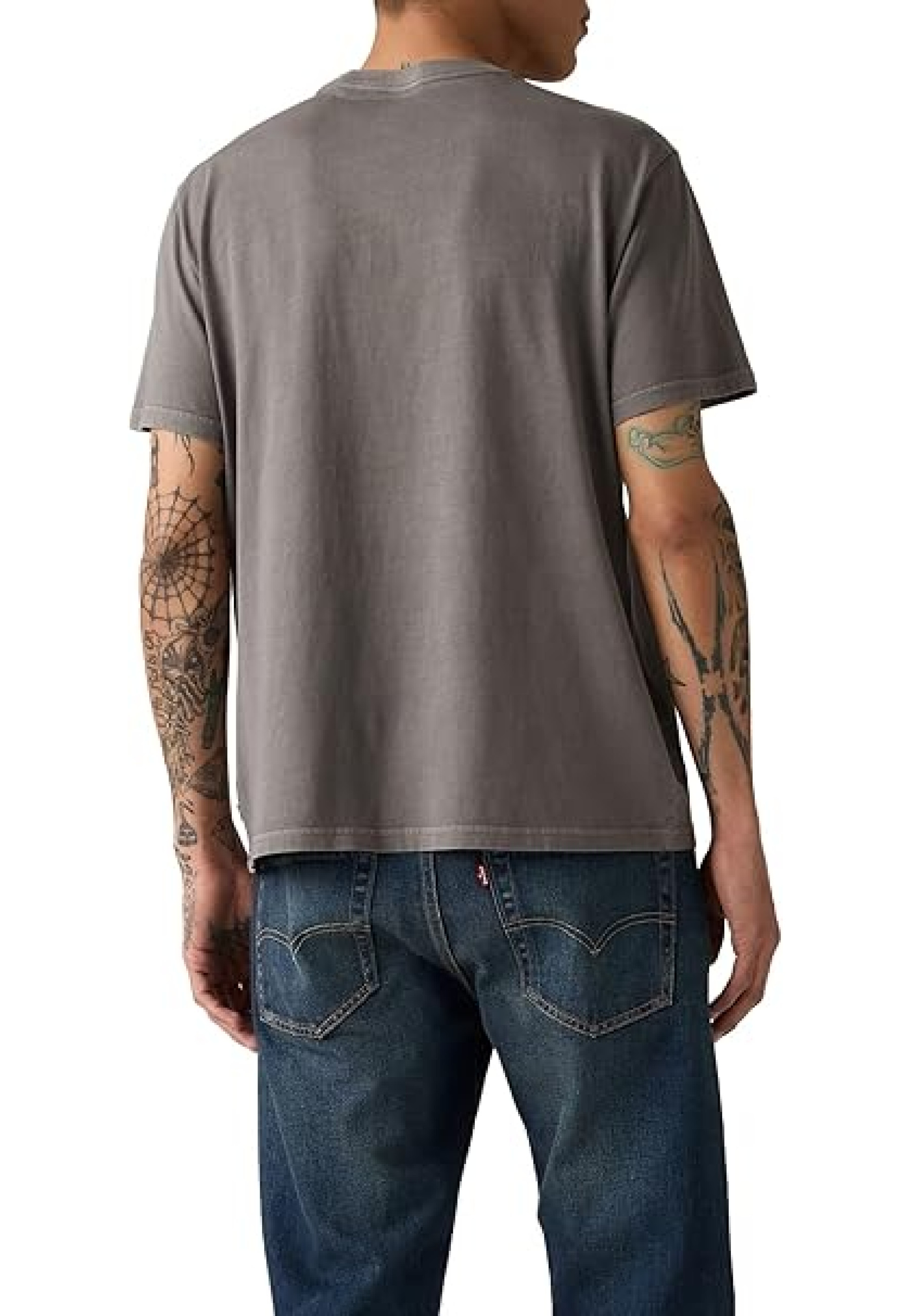Levi's Ss Relaxed Fit Tee Style #161432064 in Lightning Eagle Smoked Pearl with graphic print