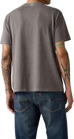 Levi's Ss Relaxed Fit Tee Men's T-Shirt Lightning Eagle Smoked Pearl