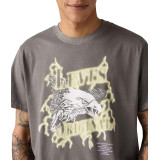 Levi's Ss Relaxed Fit Tee Style #161432064 in Lightning Eagle Smoked Pearl with graphic print