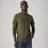 Levi's Standard Fit Classic Graphic T-shirt in Olive Green style 224912111 front view