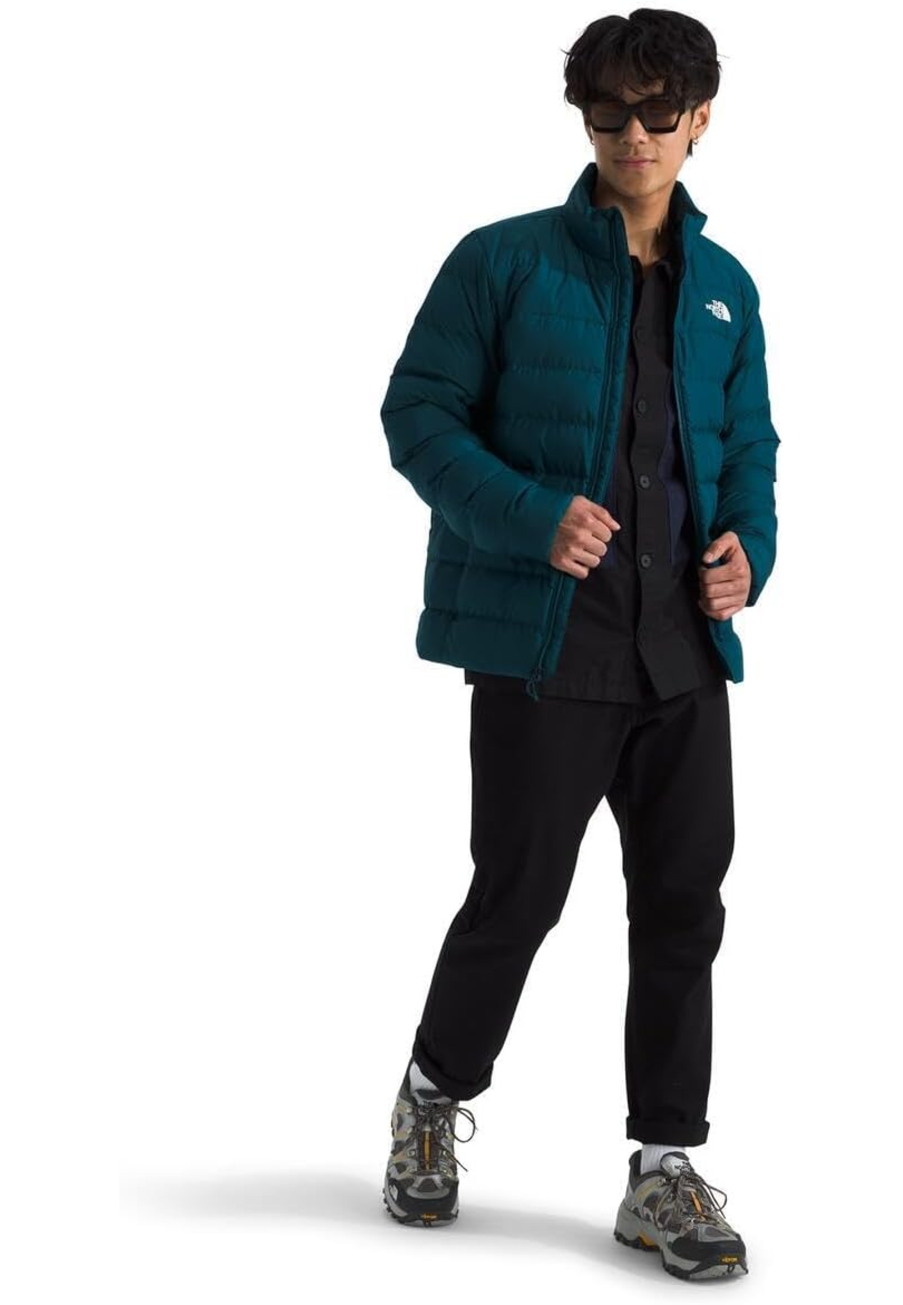 Outfit with The North Face Aconcagua 3 Jacket Midnight Petrol on winter walk 2026