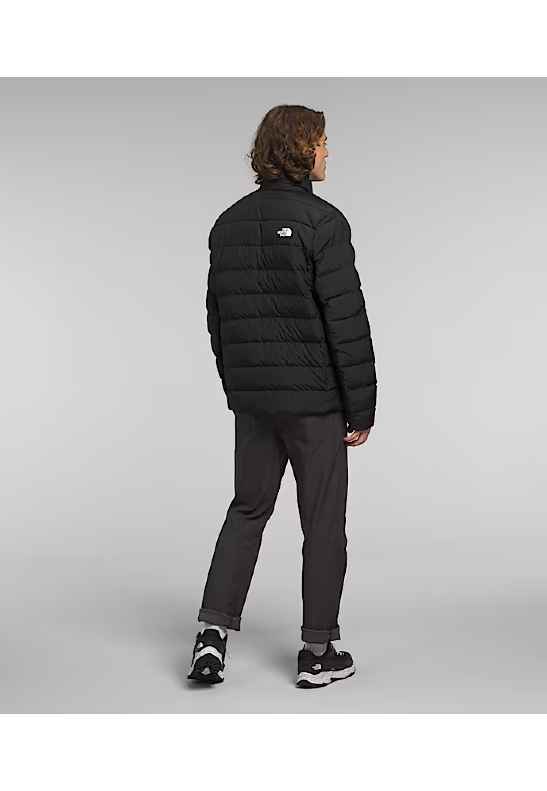 Outfit with The North Face Aconcagua 3 Jacket TNF Black and trekking shoes for 2026