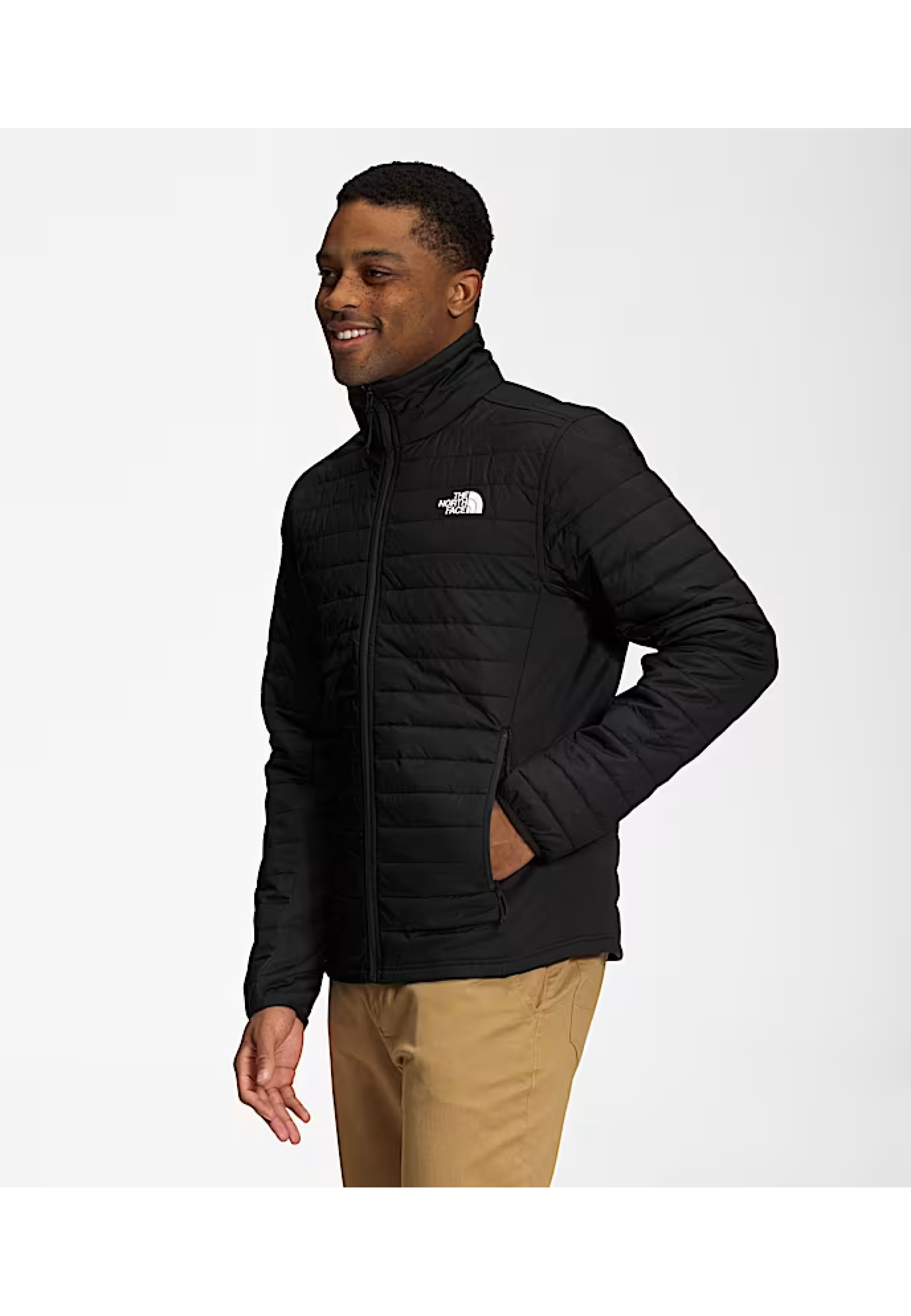 Outfit with The North Face Canyonlands Hybrid Jacket TNF Black and jeans for trekking 2026 style