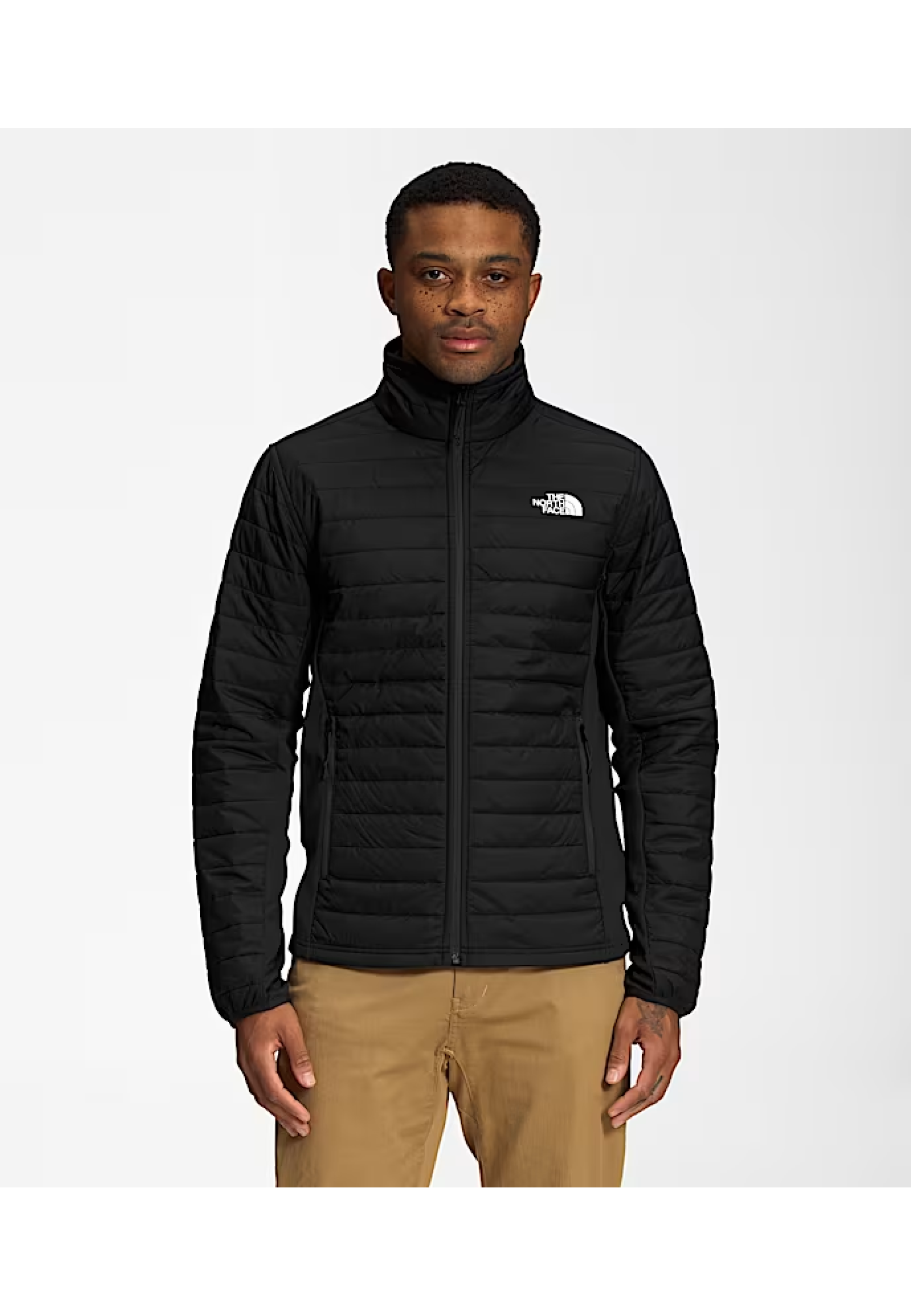 Outfit with The North Face Canyonlands Hybrid Jacket TNF Black and jeans for trekking 2026 style
