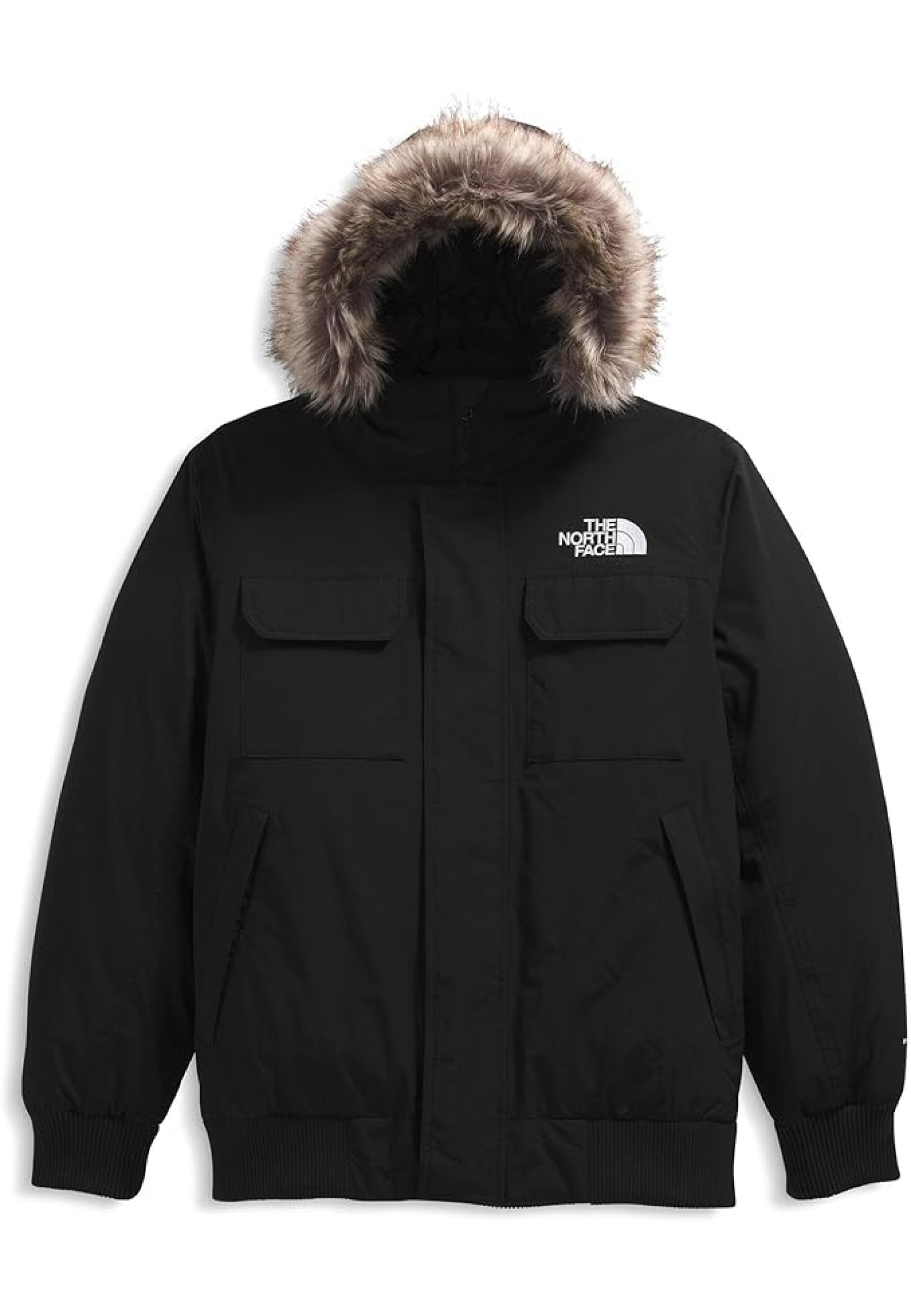 Outfit with North Face McMurdo Bomber Jacket Tnf Black and jeans for winter 2026 style