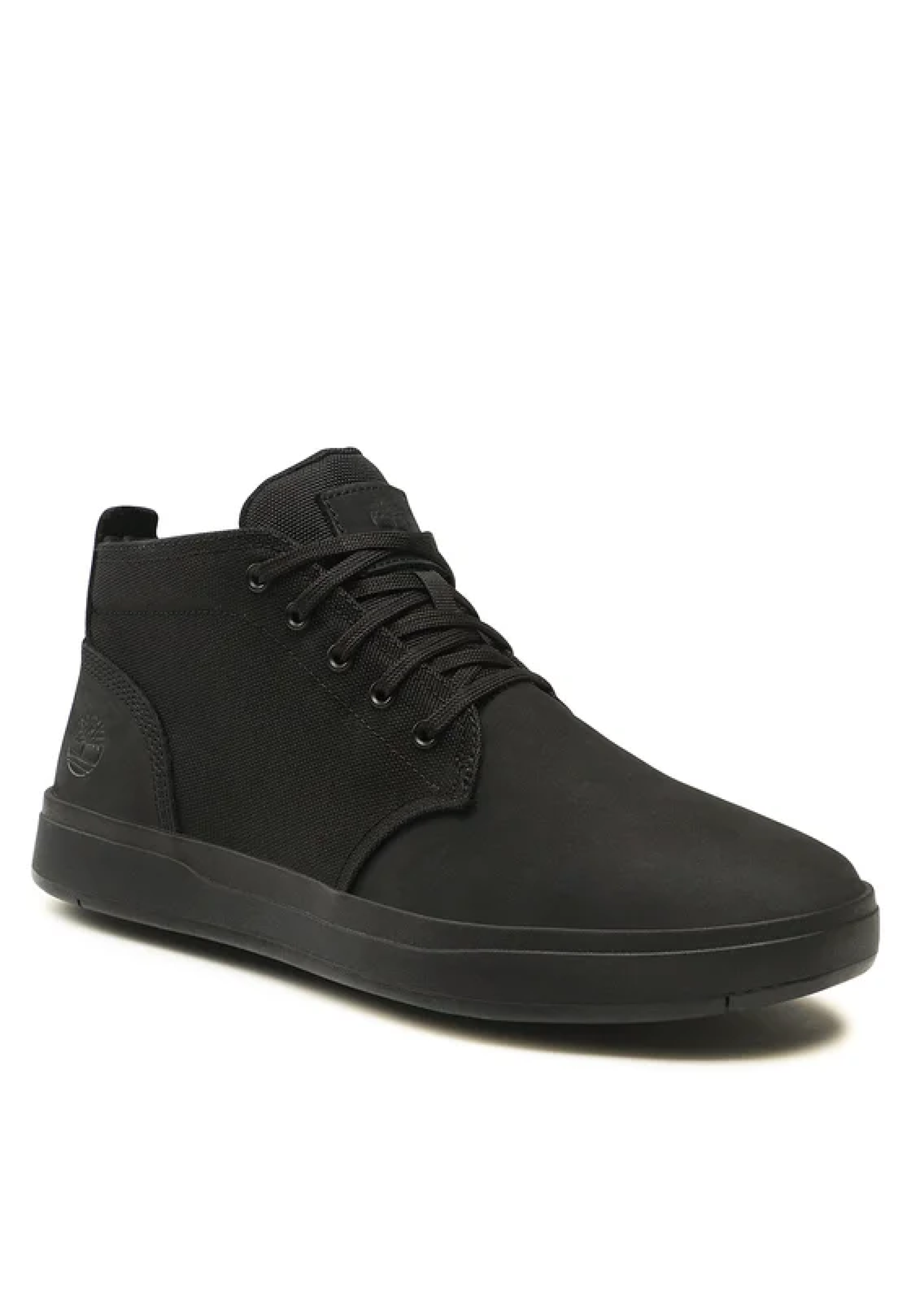 Мужские кроссовки Timberland Davis Square Chukka Black в городском casual образе