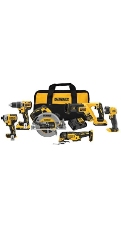 Набір DeWALT з чотирьох інструментів акумуляторних безщіткових USA без АКБ