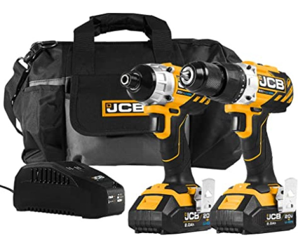 Набір из двох инструментов JCB акумуляторный - JCB 20V Drill2.0Ah