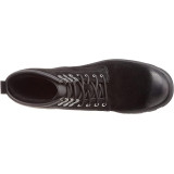 Чоловічі чоботи UGG Kirkson Fashion Boot Black Suede на моделі з джинсами великих розмірів 2026