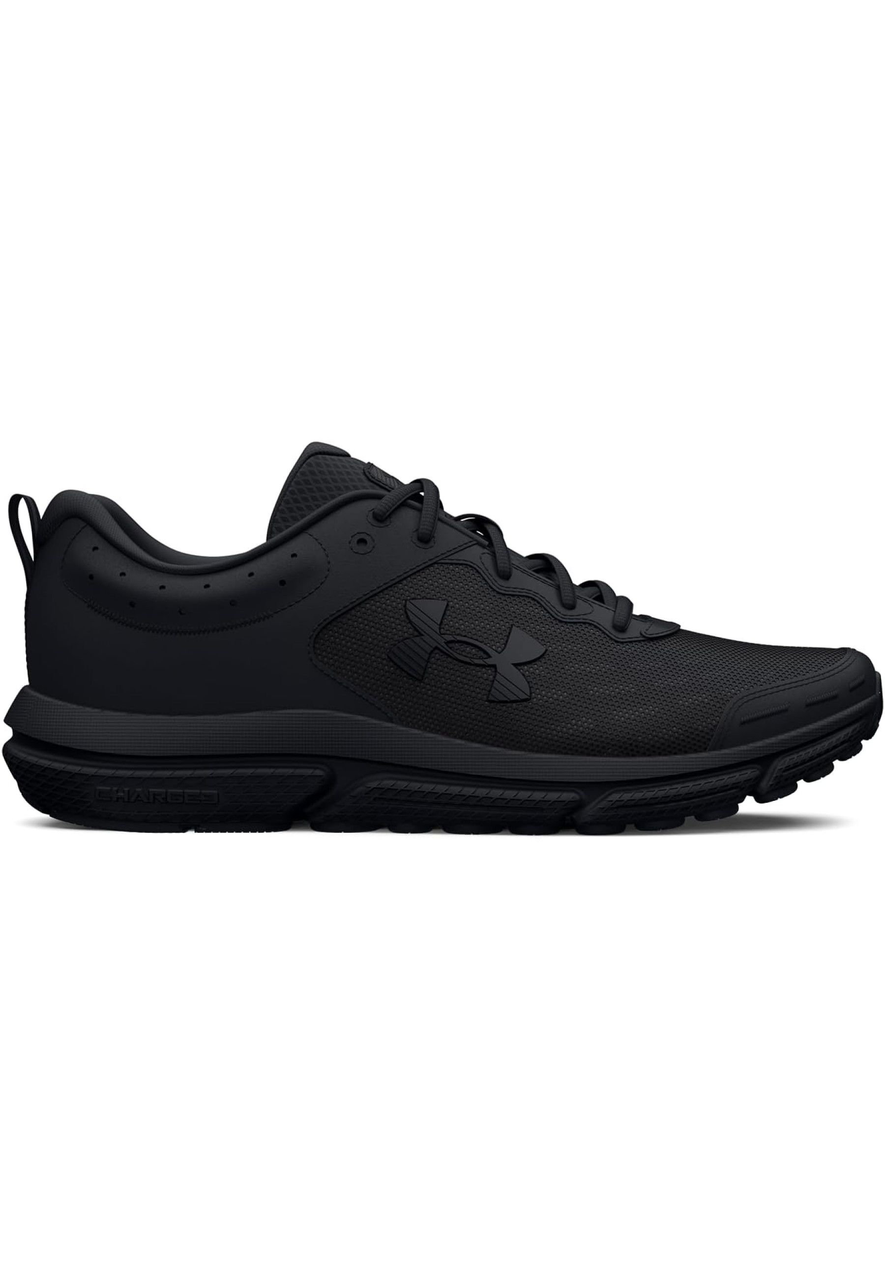 Чоловічі кросівки Under Armour Charged Assert 10 Black у повсякденному та спортивному образі