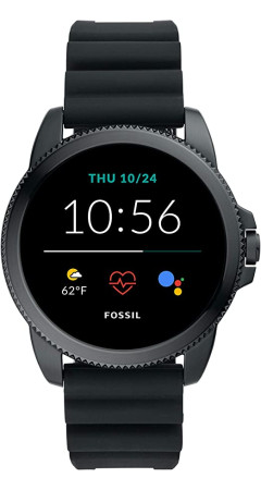 Чоловічий Смарт годинник Fossil Men's 44mm Stainless Steel