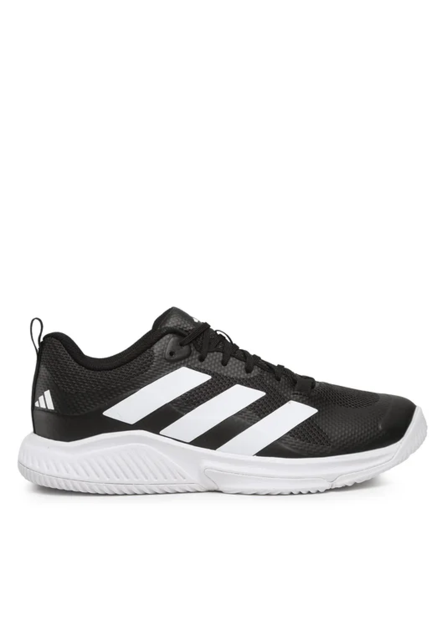 Outfit with Adidas Court Team Bounce 2.0 Core Black on urban street 2026