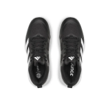 Outfit with Adidas Court Team Bounce 2.0 Core Black on urban street 2026