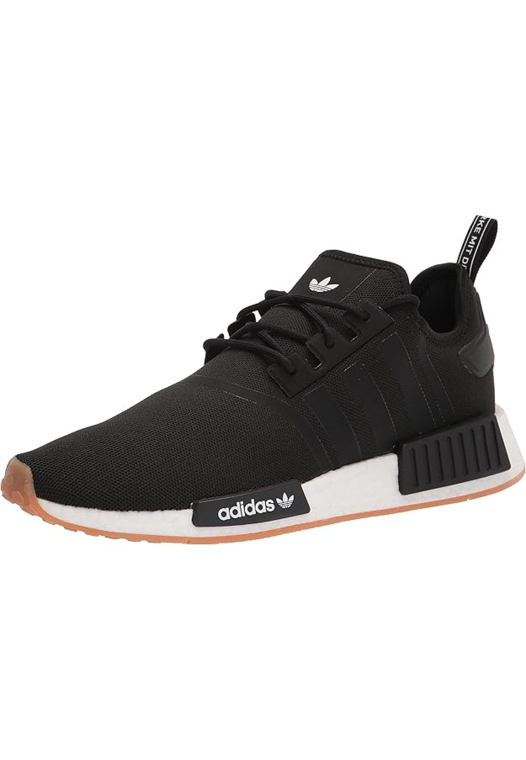 Outfit with adidas NMD_R1 Shoes Black on urban walk 2026