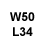 W50 L34