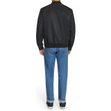 Мужской бомбер Levi's MA-1 Flight Satin Unfilled Black Classic в уличном образе
