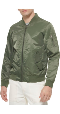 Levi's Men's Flight Satin Unfilled Ma-1 Bomber Thyme 