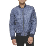 Чоловічий бомбер Levi's MA-1 Flight Satin Unfilled у кольорі Faded Blue Bandana