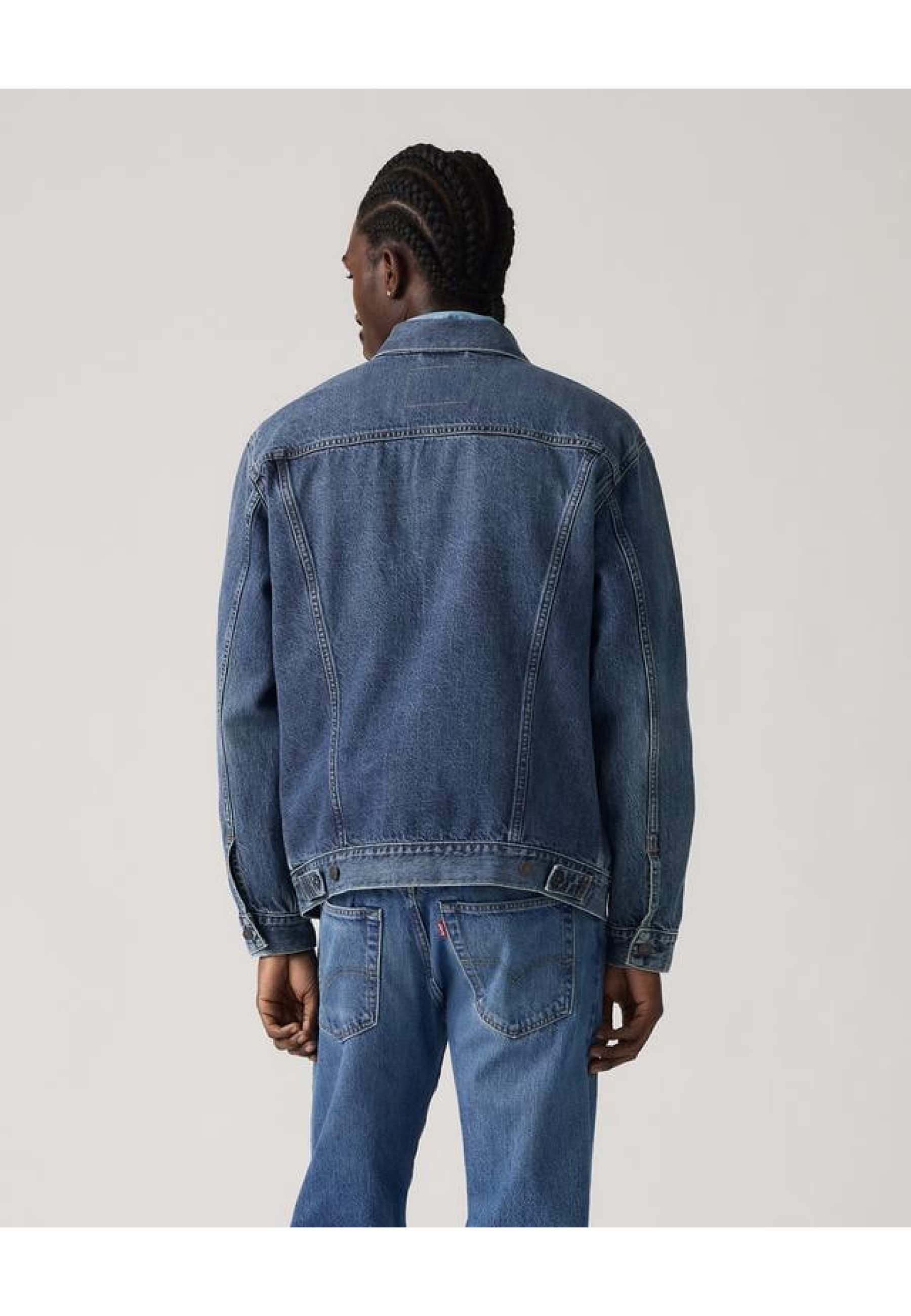 Levi's Relaxed Fit Thermodapt Trucker Jacket Friend Of Mine Medium Wash Style A57820079