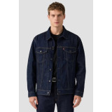 Levi's Relaxed Fit Trucker Jacket A57820083 Wash It Out Rinse Dark Wash front view