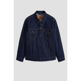 Levi's Relaxed Fit Trucker Jacket A57820083 Wash It Out Rinse Dark Wash front view