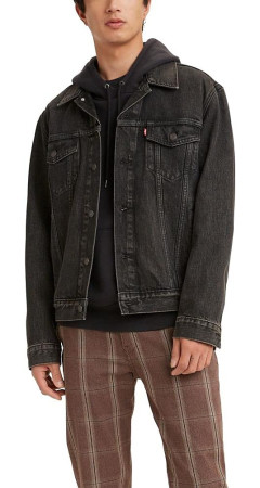 Куртка Levi's Men's Relaxed-Fit Trucker Jacket Mothership Trucker - Black