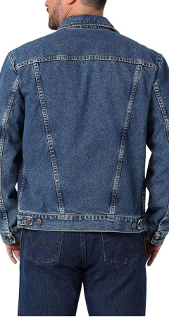 Чоловіча джинсова куртка Wrangler Men's Western Unlined Denim Jacket Stonewash
