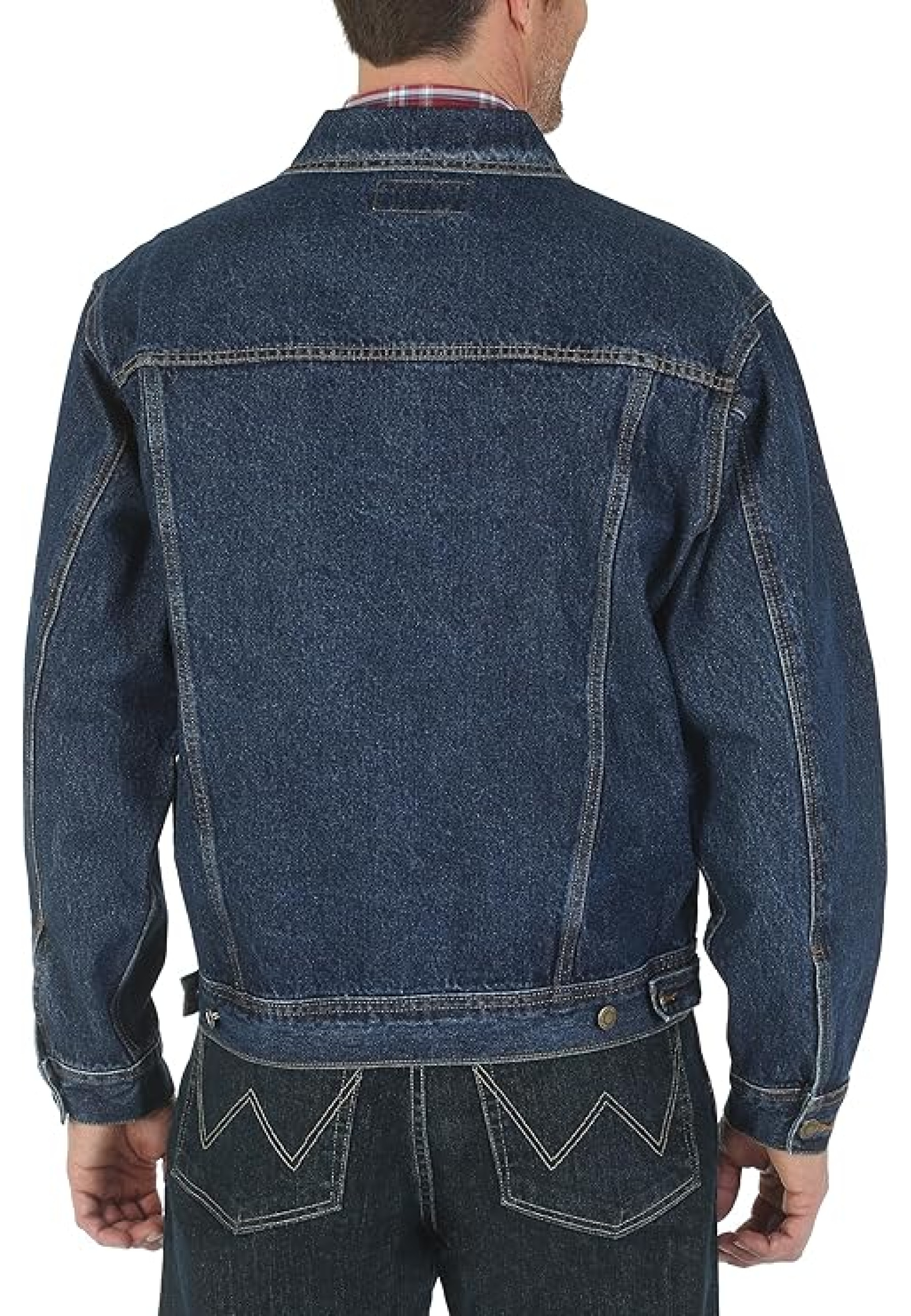 Куртка Wrangler Men's Big and Tall Unlined Denim Jacket Antique Indigo