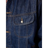 Куртка Wrangler Men's Big and Tall Unlined Denim Jacket Antique Indigo