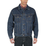 Куртка Wrangler Men's Big and Tall Unlined Denim Jacket Antique Indigo