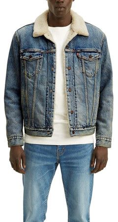 Levi's Men's Sherpa Trucker Jacket Mustard