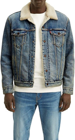 Куртка Levi's Men's Sherpa Trucker Jacket Mustard