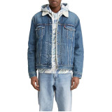 Чоловіча куртка TYPE 3 SHERPA TRUCKER Fable Medium Wash | Levi's
